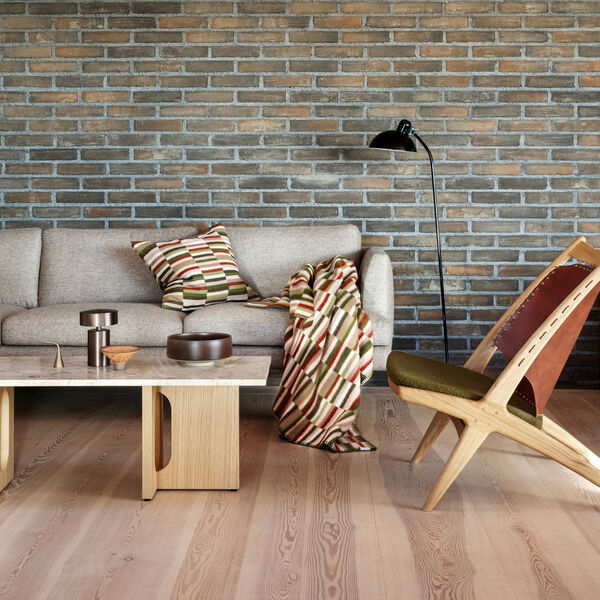 IDA Throw, olive burgundy, Røros Tweed