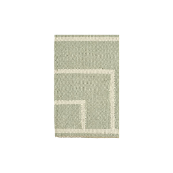 Rug VK-1, olive/white, NORDICMODERN