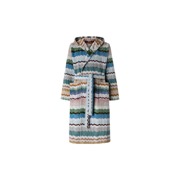 Eva Hooded Bathrobe, 100 multicolour, Missoni Home