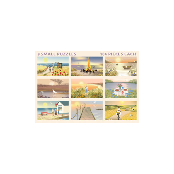 Summer Moments 9 small puzzles, ViSSEVASSE