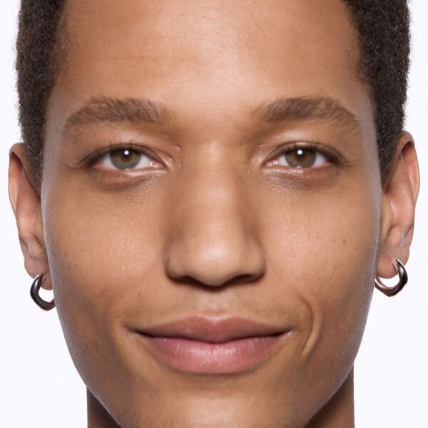 Anil Hoop Small Left, silver, Maria Black