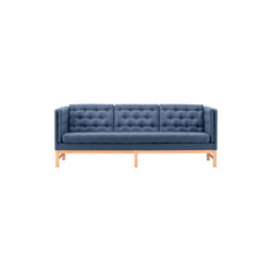 EJ315 3-seater Sofa, 007 Pigment/light oiled oak, Fredericia Furniture