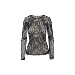 Wavy fukashi mesh t-shirt, wavy, BITTE KAI RAND
