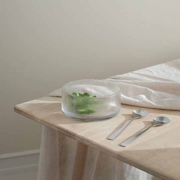Pilastro Serving Bowl | &Oslash; 21 | Clear, Stelton
