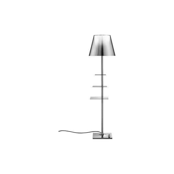 Flos Bibliotheque Nationale Floor Lamp, aluminized silver, Flos