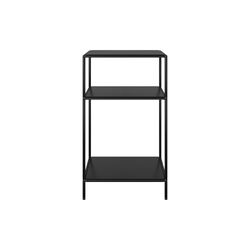 Nightstand, black, Abstracta® System