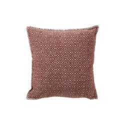 Stella wool cushion, rust, Klippan Yllefabrik