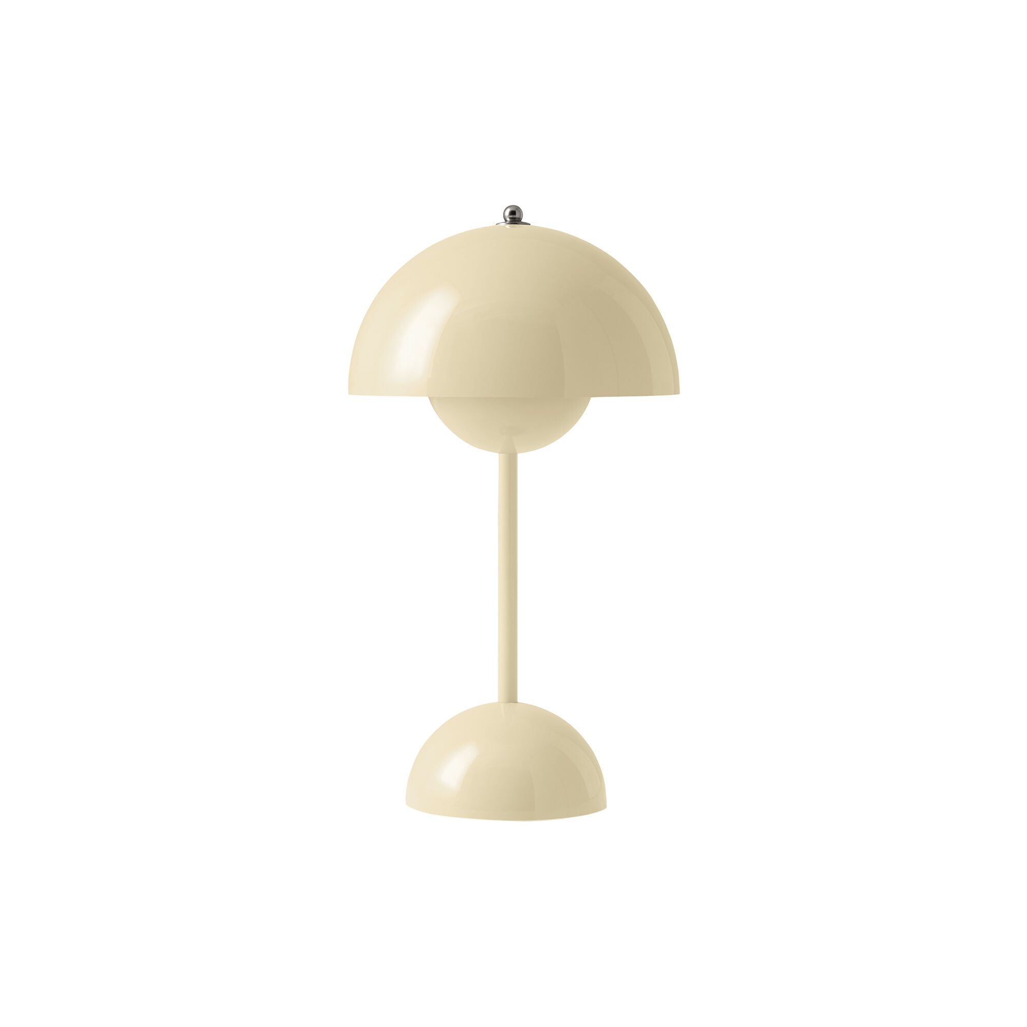 Flowerpot VP9 Portable Table Lamp, ivory