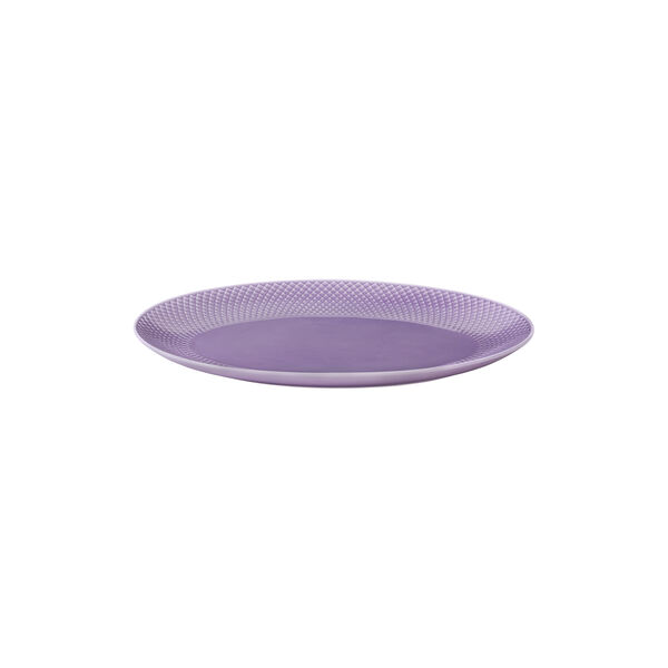 Rhombe Color Oval Serving Dish, purple, Lyngby Porcelæn