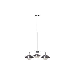 Grace 3 Chandelier, steel, Rubn