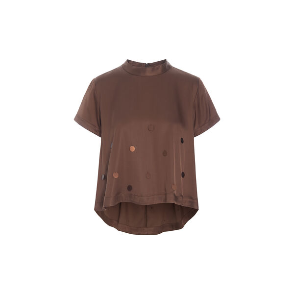 Kuhaku Sequin Blouse | Chestnut, BITTE KAI RAND