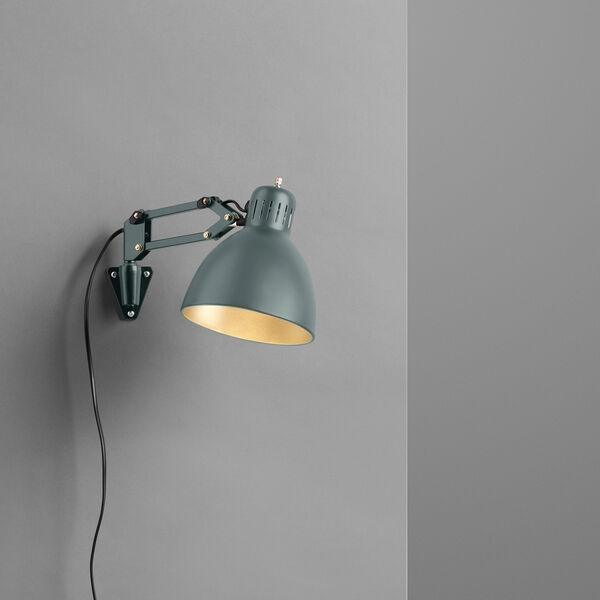 ARCHI W1 Wall Lamp, forest green, Nordic Living