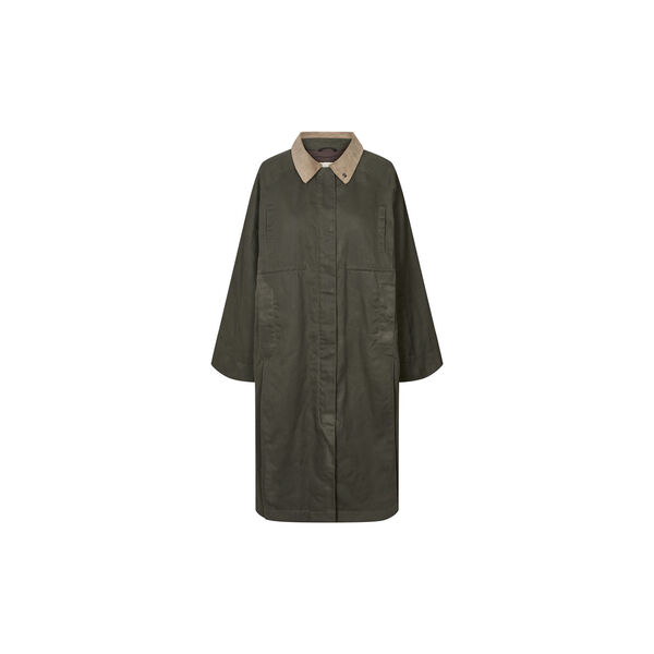 Waxed Coat Cloudy, dark soil, Rethinkit