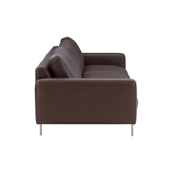 Edge V1 3-seater Sofa, faith dark brown, Wendelbo