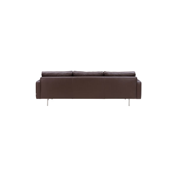 Edge V1 3-seater Sofa, faith dark brown, Wendelbo