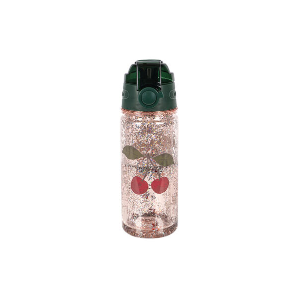 Glitter Bottle, cherry glitter, Konges Sl&oslash;jd