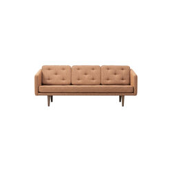 No. 1 2003 3-seater Sofa, Re-wool 0568/smoked oak, Fredericia Furniture