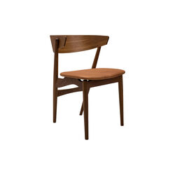 Sibast No 7 Dining Chair, smoked oak/cognac, Sibast Furniture