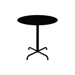 PICO Caf&eacute; Table with 4 Star Base &Oslash; 74, black, HOUE