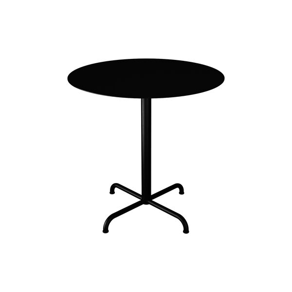 PICO Caf&eacute; Table with 4 Star Base &Oslash; 74, black, HOUE