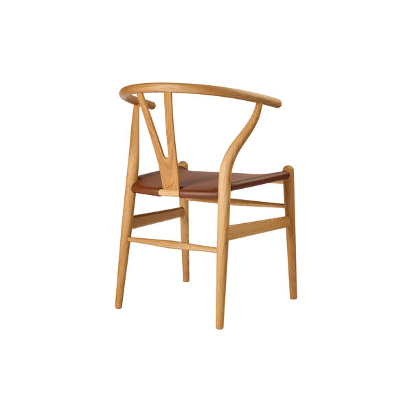 CH24P | Wishbone Chair | Oak Oil/Loke 7060, Carl Hansen & S&oslash;n
