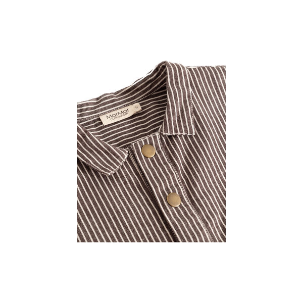 Tovan Shirt, dark brownie stripe, MarMar Copenhagen