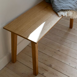 KA60 Bench, oiled oak/black, Kath & Andersen