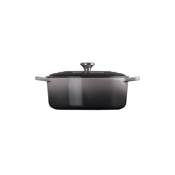 Signature cast iron oval casserole &Oslash; 31 cm, flint, Le Creuset