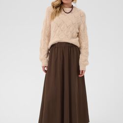 TonjaSZ Skirt, chocolate brown, Saint Tropez