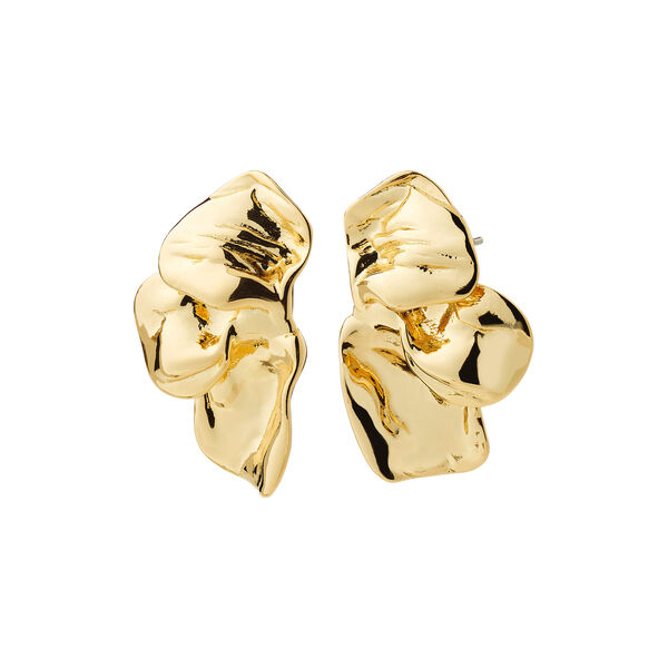 SOLARI earrings, gold plated, Pilgrim