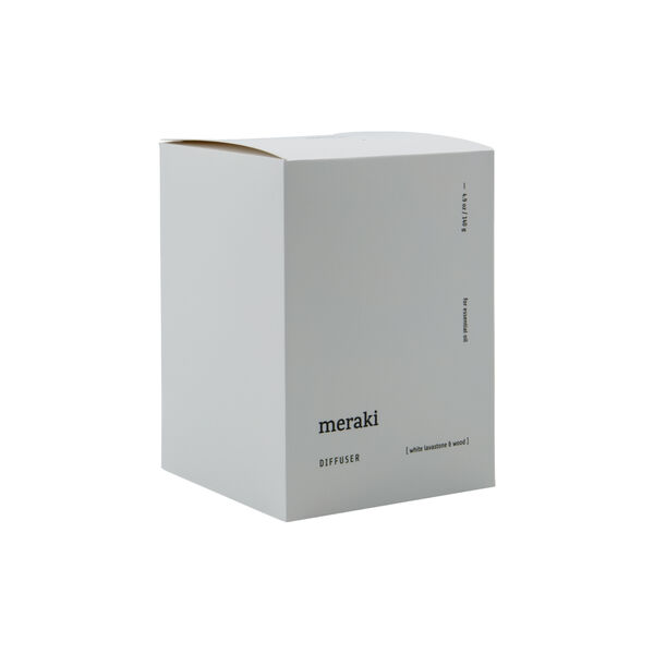 Diffuser MKLavastone & wood, white, Meraki
