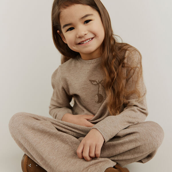 LovaSK Trousers, brown melange LovaSK Trousers, brown melange, Sofie Schnoor