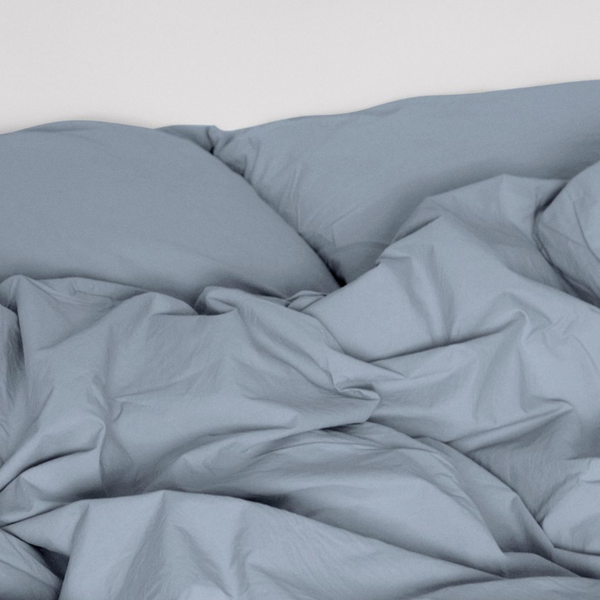 Percale Bedding, powder blue, Sekan