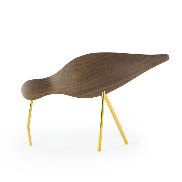 Shorebird Large, walnut/brass, Normann Copenhagen