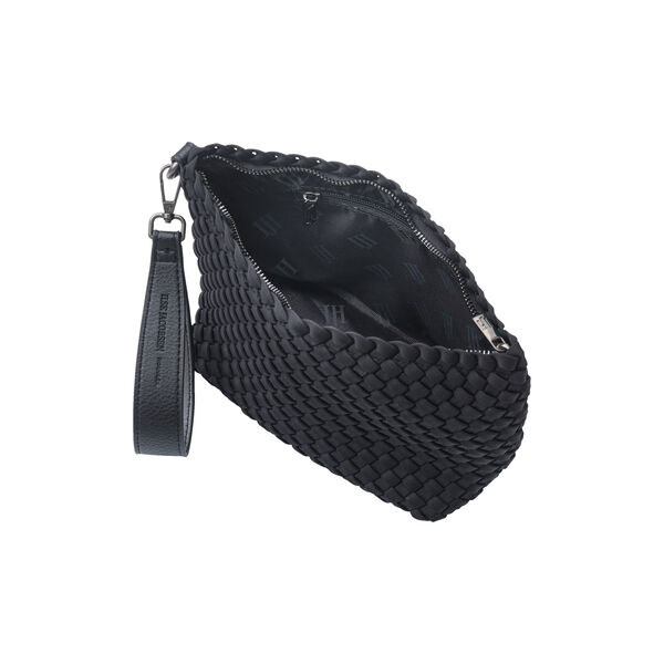 Woven Clutch, black, Ilse Jacobsen Hornb&aelig;k