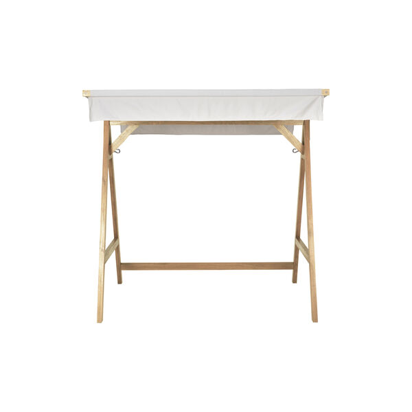 BK17 A-frame for BK13 Swing Sofa, untreated teak/canvas 5453, Carl Hansen & Søn