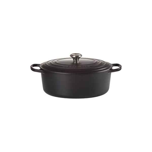 Signature Oval Casserole 6,3 L, matte black, Le Creuset