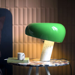 Snoopy Table Lamp, green, Flos