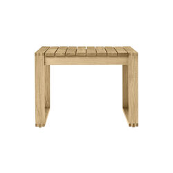 BK16 Side Table, untreated teak, Carl Hansen & Søn