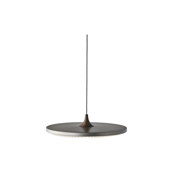 Soleil Pendant with Paper Shade, thunder sky/smoked oak, LE KLINT