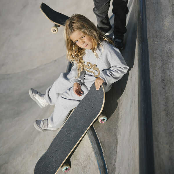 Pelon Sweatpants, light grey melange, MarMar Copenhagen