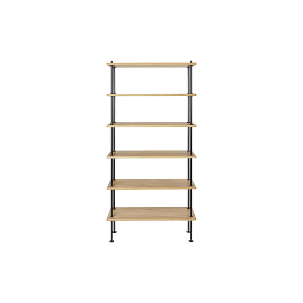 BM0253-3 Shelving System, oiled oak/black BM0253-3 Shelving System, oiled oak/black, Carl Hansen & Søn