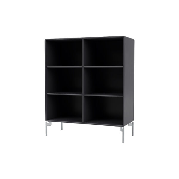 Montana 1113 Shelf with Wheels, 04 anthracite/black, Montana Furniture