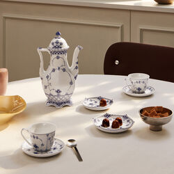 Blue Fluted Full Lace Coffee Pot 100 cl, Royal Copenhagen
