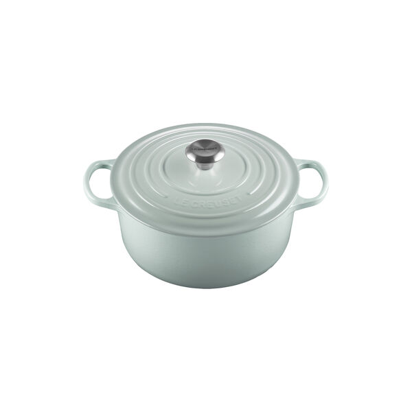 Signature round cast iron pot &Oslash; 26 cm, sea salt, Le Creuset