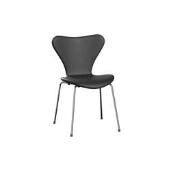 Series 7™ 3107 Fully Upholstered Chair, Essential black, Fritz Hansen