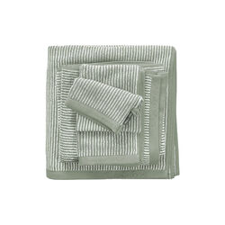 Timeless Tone Stripe Towel, green/off-white, Marc O'Polo