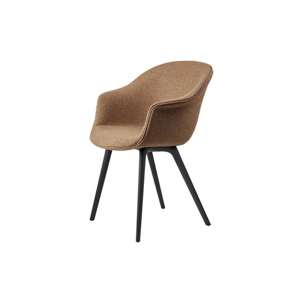 Bat Dining Chair Fully Upholstered, Around Boucl&eacute; 032/black, GUBI