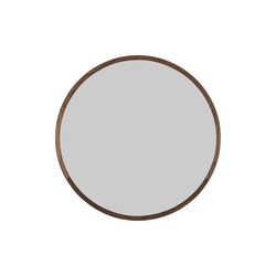 Silhouette Mirror &Oslash; 100 cm, oiled walnut, Fredericia Furniture