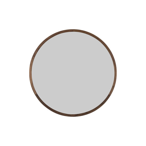 Silhouette Mirror Ø 100 cm, oiled walnut, Fredericia Furniture